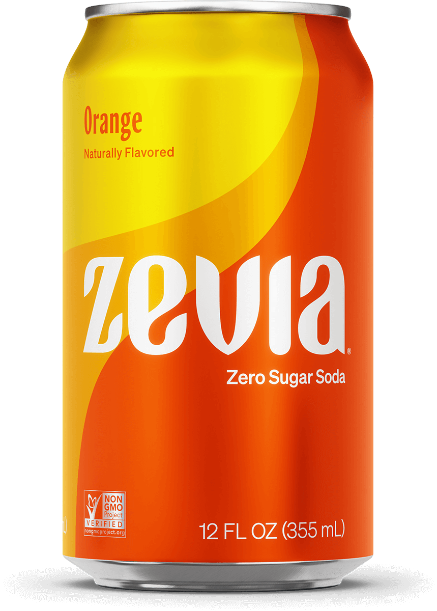 Orange 24 cans in a case