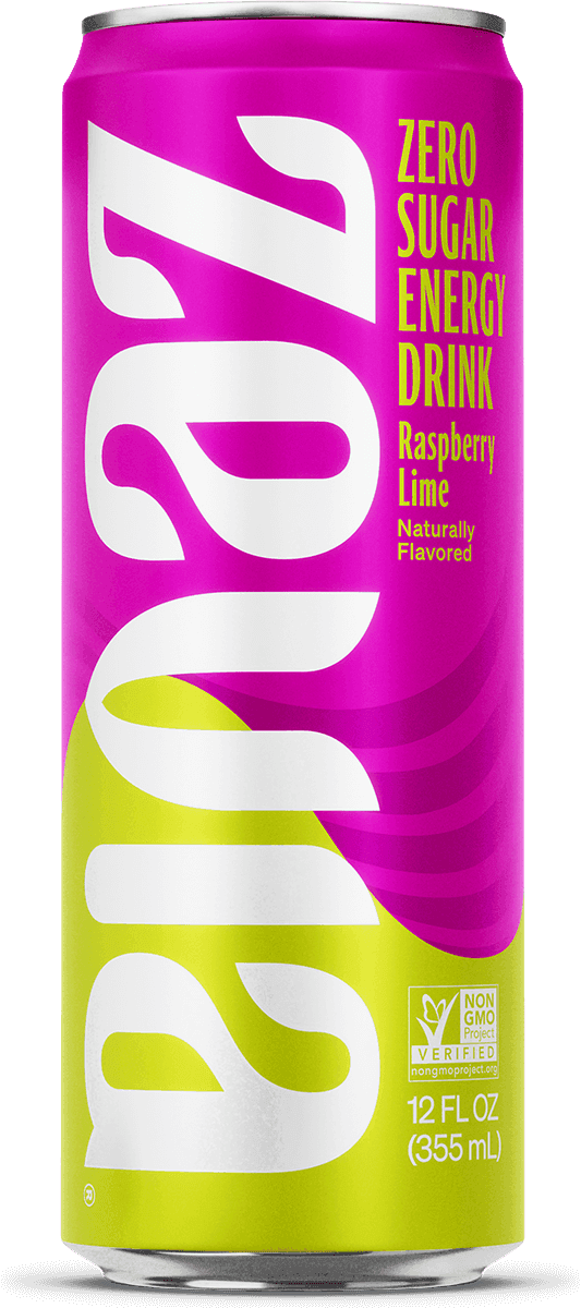 Raspberry Lime Energy 12 cans in a case