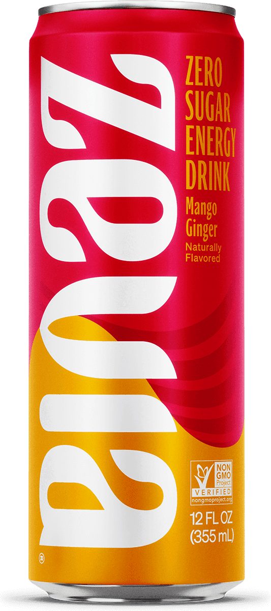 Mango Ginger Energy 12 cans in a case