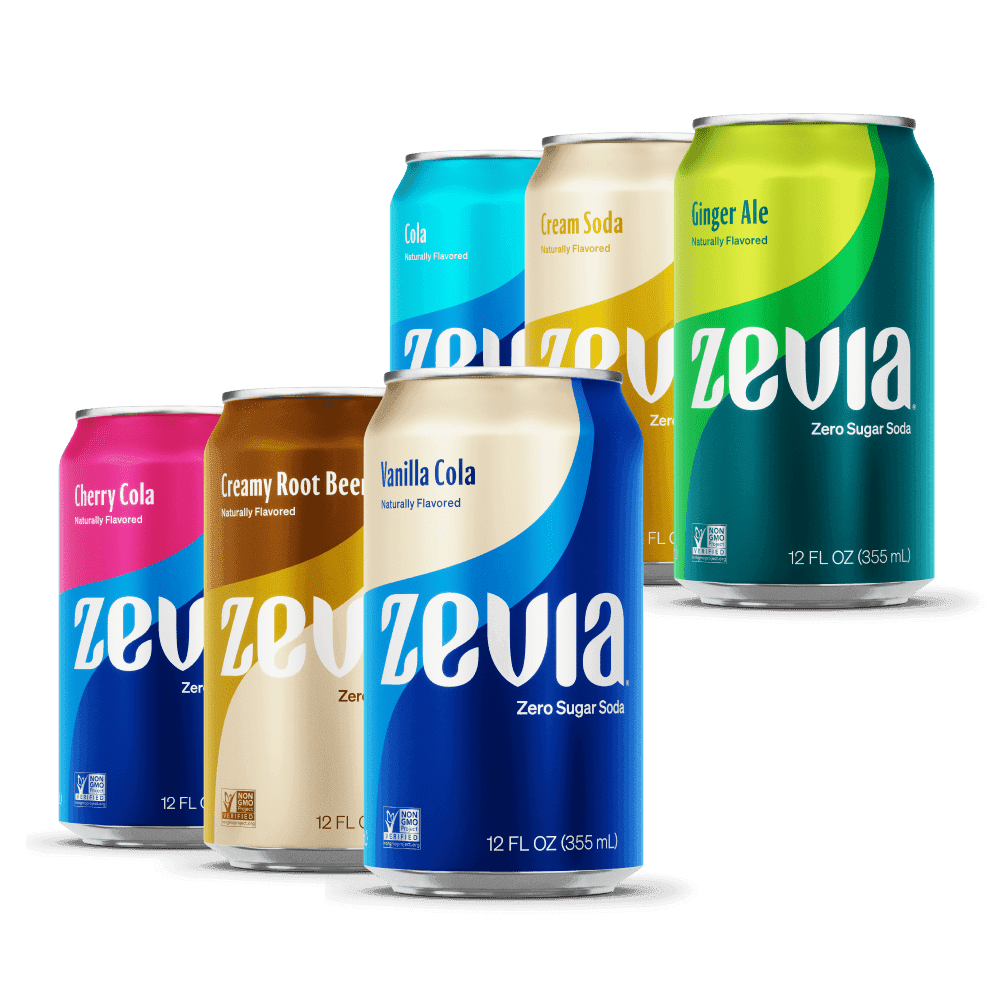 6-Flavor Nostalgic Soda Variety Pack 24 cans in a case